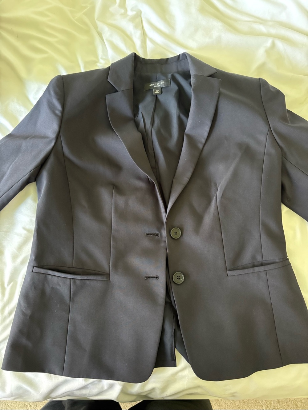 Anne Klein Black Two-Button Blazer